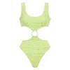 Montce Lime Icing Ky One-piece In Multi