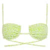 Montce Lime Icing Simone Bikini Top In Multi