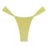 Montce Limon Sparkle Sandra Bikini Bottom In Yellow
