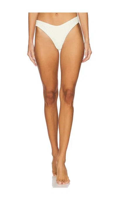 Montce Lulu Bikini Bottom In Oat Texture