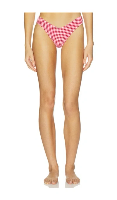 Montce Lulu Bikini Bottom In Red