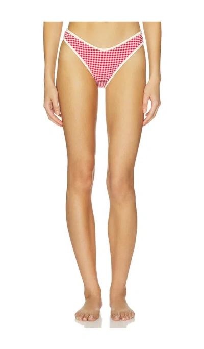 Montce Lulu Bikini Bottom In Red