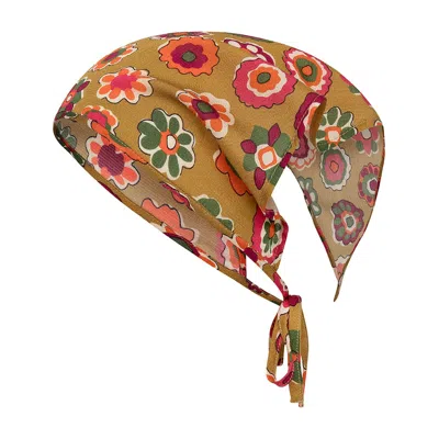 Montce Mazzy Floral Silk Tie-up Scarf In Multi