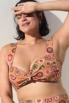 Montce Mazzy Plus Floral Hayden Bikini Top In Multicolor