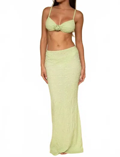 Montce Natalia Maxi Skirt In Avo Floral In Multi