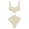 Montce Oat Texture Ky One-piece In Neutral