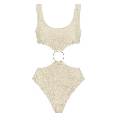 Montce Oat Texture Ky One-piece In Neutral