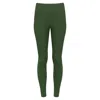 Montce Olive Micro Scrunch Classic Legging In Green