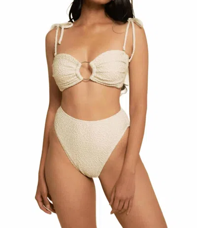 Montce Paula Bikini Bottom In Oat Texture In Neutral