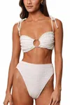 Montce Paula Bikini Bottom In Seychelles In White