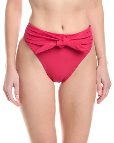 Montce Paula Tie-up Bikini Bottom In Raspberry In Pink