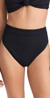 Montce High-rise Bikini Bottoms In Black