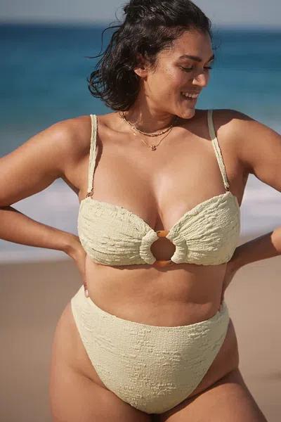 Montce Plus Avocado Bikini Bottoms In Yellow