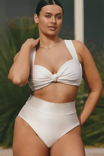 Montce Plus Hayden Bikini Top In White