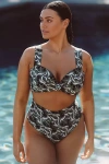 Montce Plus High-waisted Bikini Bottoms In Black