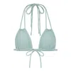 MONTCE POWDER BLUE EURO BOW BIKINI TOP