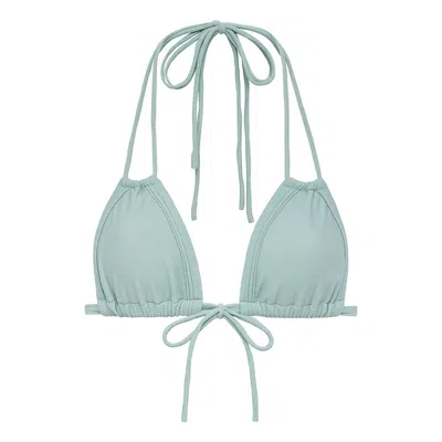 Montce Powder Blue Euro Bow Bikini Top