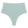 Montce Powder Blue Full Coverage High Rise Bikini Bottom