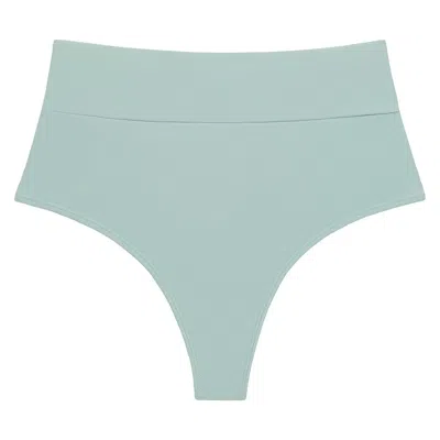 Montce Powder Blue Full Coverage High Rise Bikini Bottom