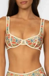 Montce Romby Underwire Bikini Top In Multi