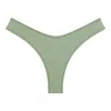 Montce Sage Green Rib Added Coverage Lulu Bikini Bottom