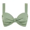 Montce Sage Green Rib Hayden Bikini Top