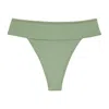 Montce Sage Green Rib Tamarindo Binded Bikini Bottom