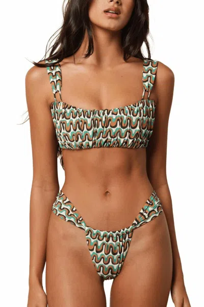 Montce Sandra Bikini Bottom In Groovy In Multi