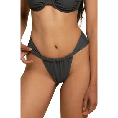 Montce Sandra Bikini Bottoms In Charcoal