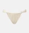 Montce X Elsa Hosk Sandra Pearl Bikini Bottom In White