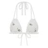 Montce Scorpion Euro Bow Bikini Top In White