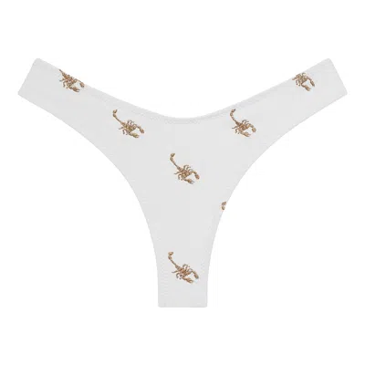Montce Scorpion Lulu (zig-zag Stitch) Bikini Bottom In Multi