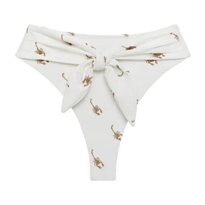 Montce Scorpion Paula Tie-up Bikini Bottom In Multi