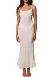 Montce Sheeth Maxi Dress In Seychelles In White