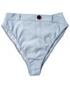 Montce Shortie Bikini Bottom In Blue