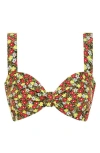 Montce Sienna Floral Hayden Bikini Top In Multi