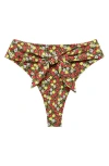 Montce Sienna Paula Bikini Bottoms In Brown