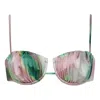 Montce Silk Dye Petal Bikini Top