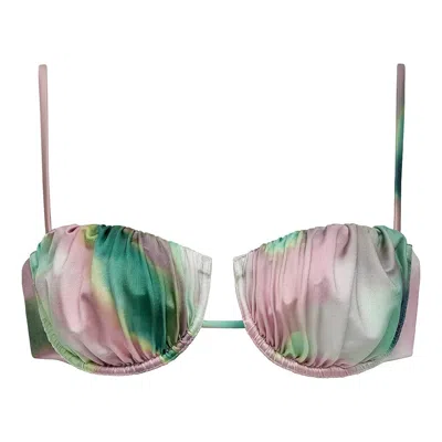 Montce Silk Dye Petal Bikini Top