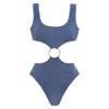 Montce Ky One-piece Swimsuit In Sky Sparkle In Blue