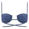 Montce Sky Sparkle Simone Bikini Top In Blue