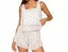 Montce Square Neck Crop Top In Heidi Floral In Multi
