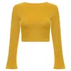 Montce Sun Sparkle Flair Solidad Top In Yellow