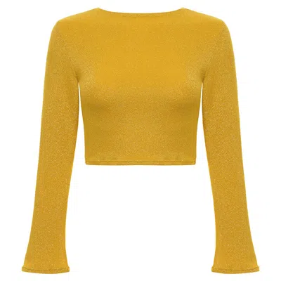 Montce Sun Sparkle Flair Solidad Top In Yellow