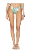Montce Swim Binded Lulu Bikini Bottom In Silk Dye