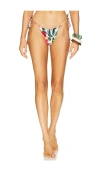 Montce Brazil Tie Up Bikini Bottom In Isla Floral