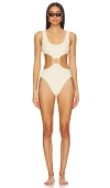 Montce Ky One Piece In Buttercream Rib
