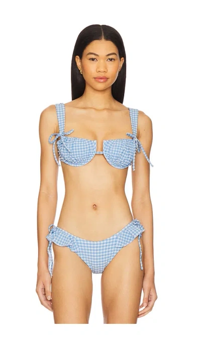 MONTCE PETAL BIKINI TOP