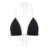 Montce X Olivia Culpo Emma Bikini Top In Black