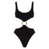 Montce Charcoal Ky One-piece In Black